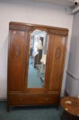 1930's Oak Wardrobe