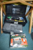 Two Toolboxes and Contents plus a Battery Charger