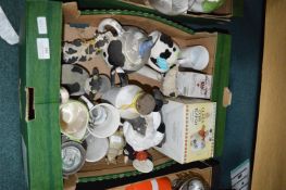 Decorative Cow Teapots, Mugs, etc.