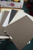 Quantity of Mount Board and Drawing Paper