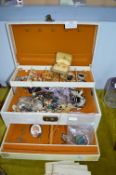 Jewellery Box and Vintage Costume Jewellery