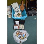 Assorted Items Including Vintage Ice Bucket, Match