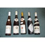 Five Bottles of German White Wine