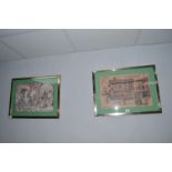 Four Anton Peck Framed Prints