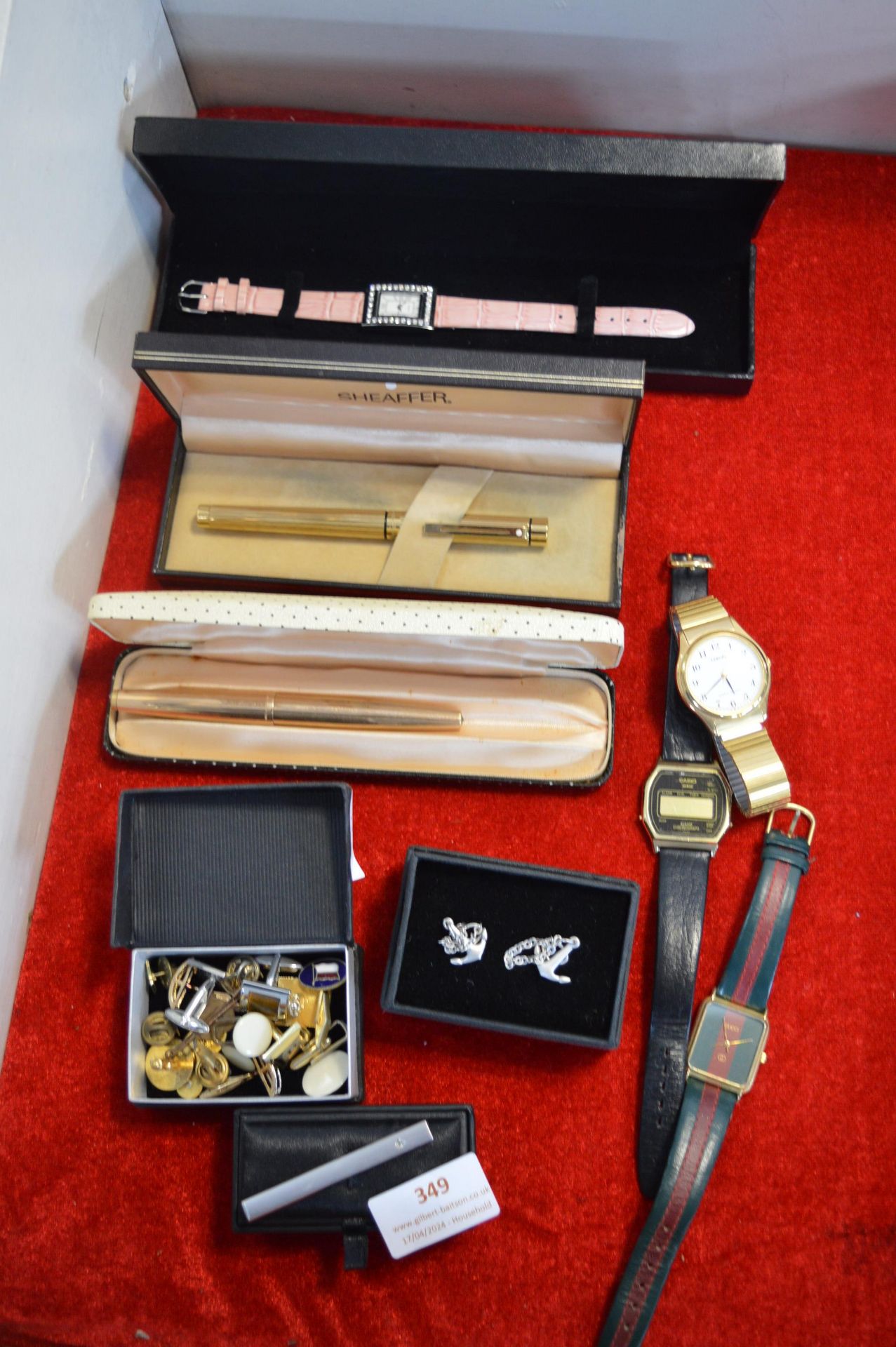 Wristwatches, Fountain Pens, and Cufflinks, etc. - Image 2 of 2
