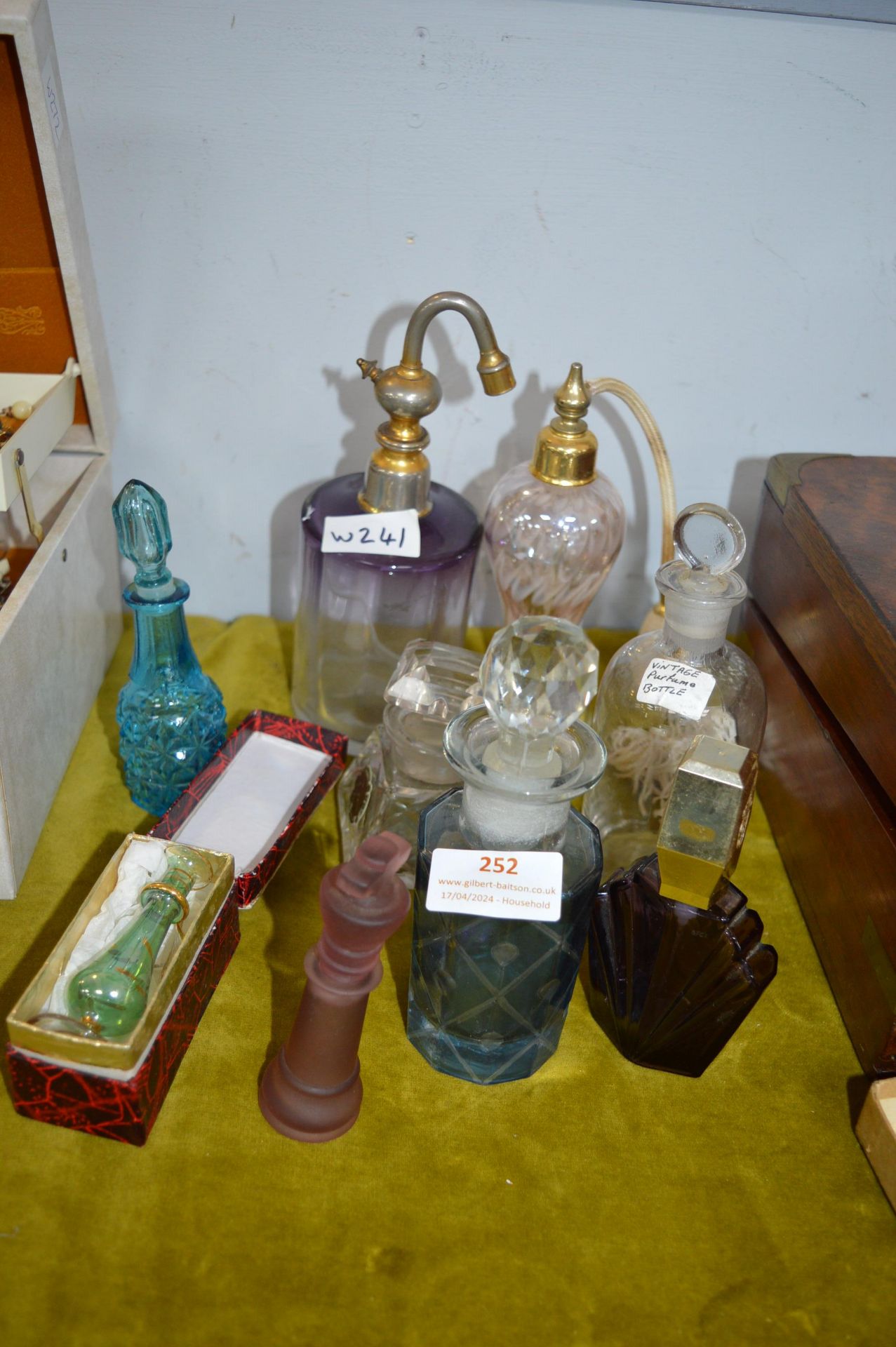 Vintage Soap Bottles etc.