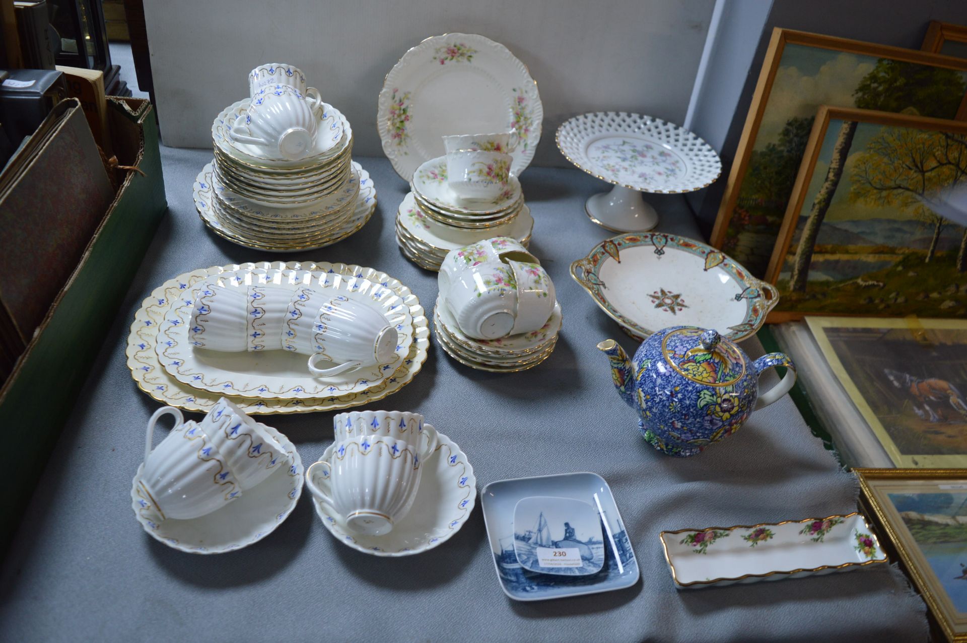 Vintage China Cups & Saucers, etc.