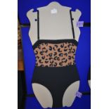 *DKNY Lady’s Leopard Skin Swimsuit Size: 8
