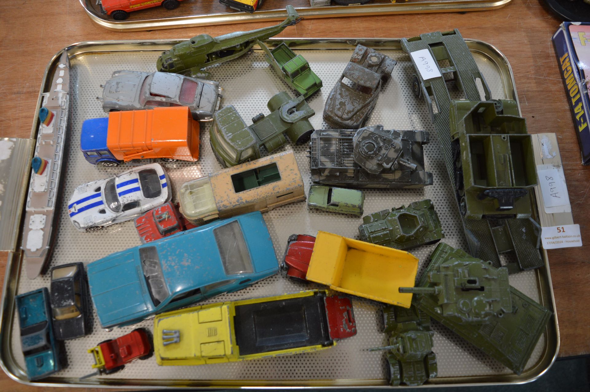 Vintage Diecast Toy Vehicles Including Corgi, Matc