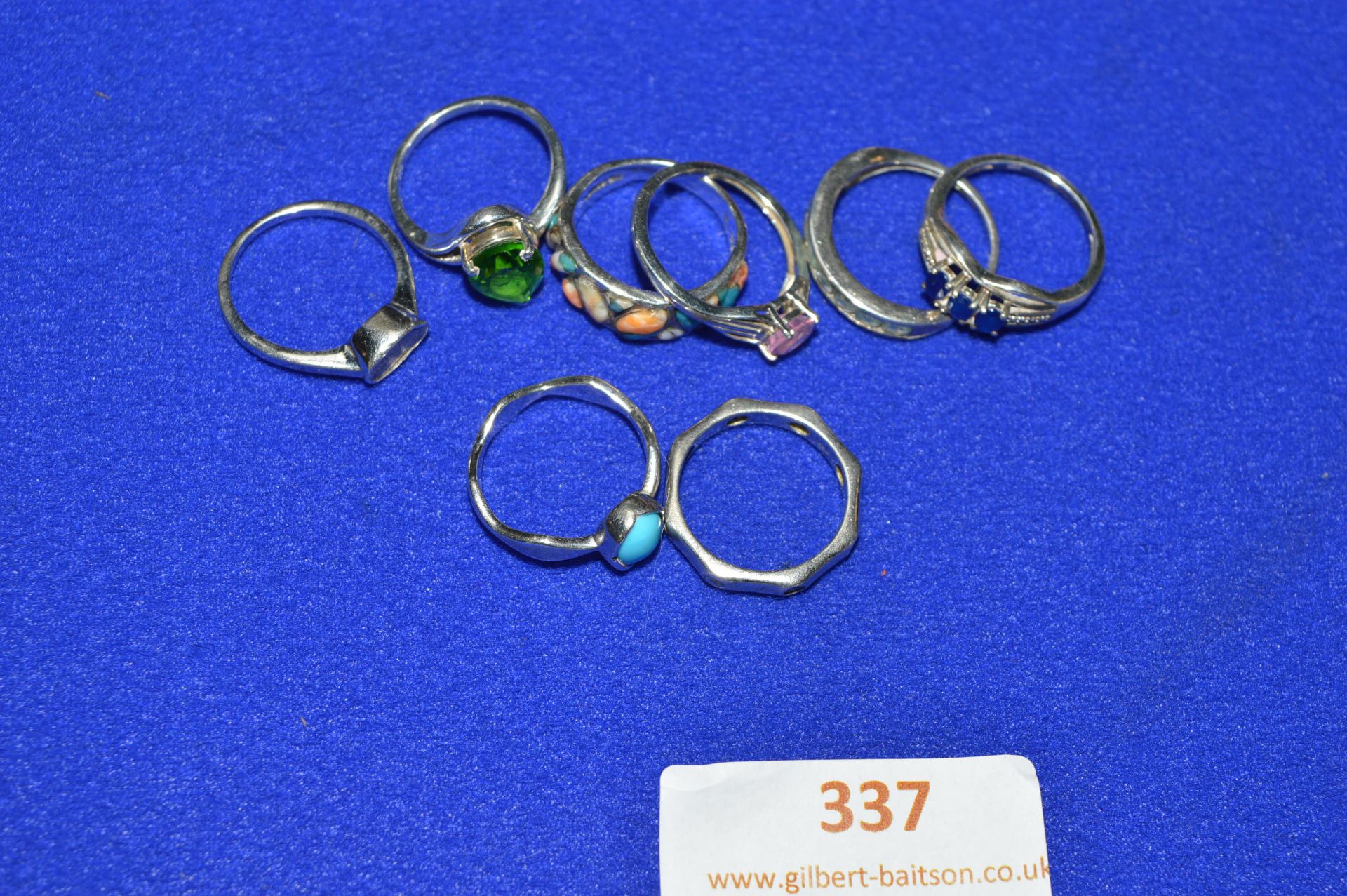 Eight 925 Sterling Silver Rings ~20g total - Image 4 of 4