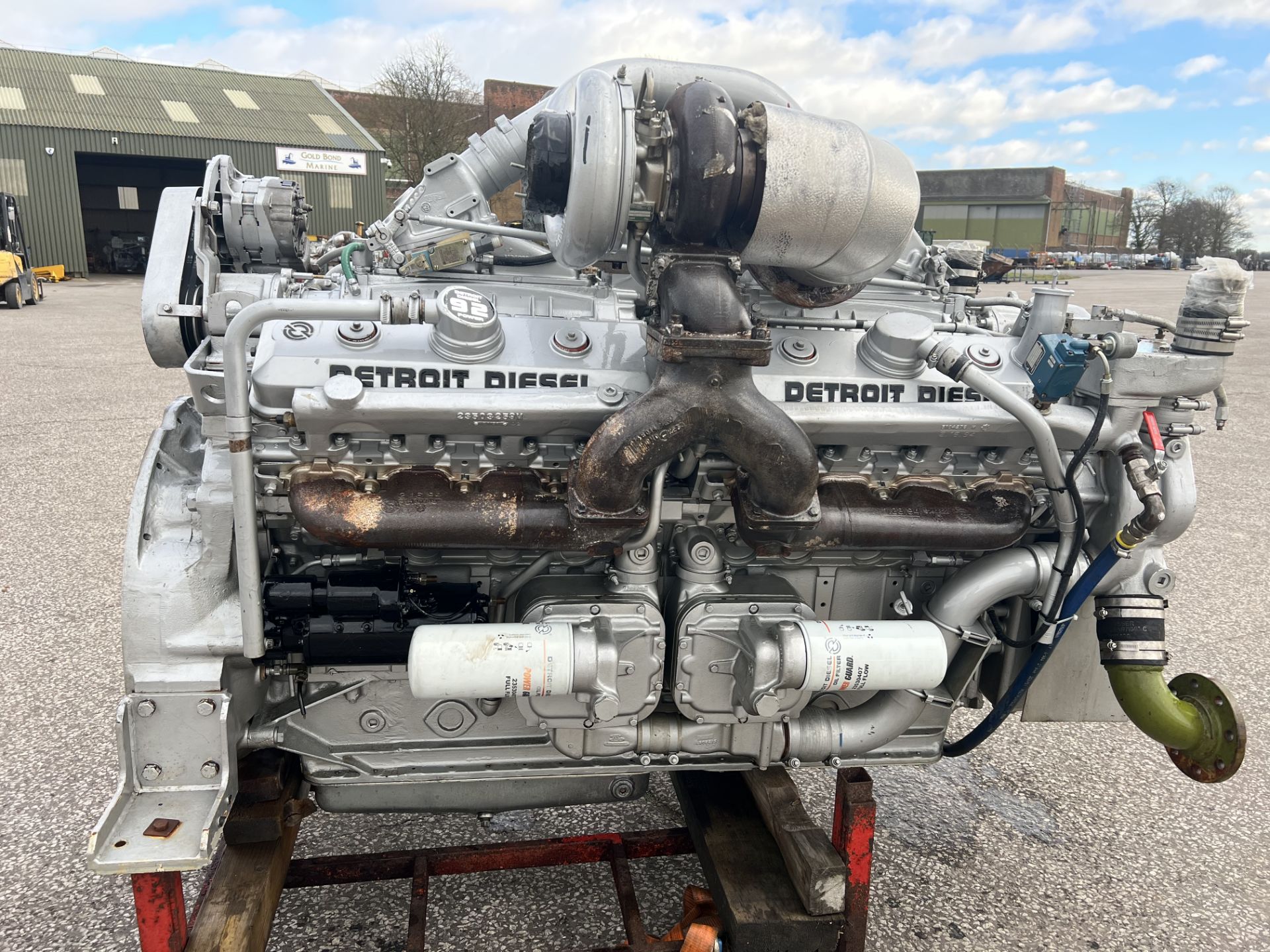 GM Detroit 16V92T Diesel Engine: 431 Hours - Bild 2 aus 5