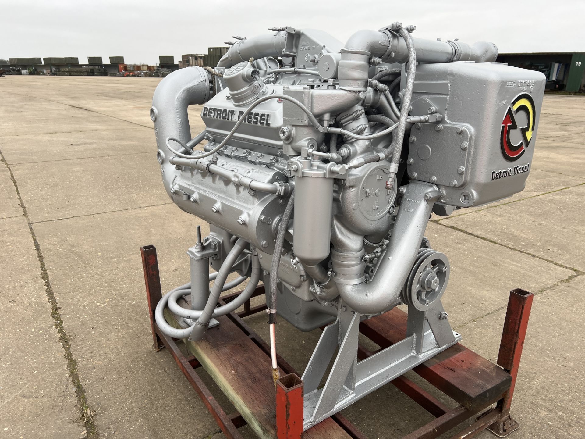 GM Detroit 6V92T Marine Diesel Engine Ex Standby - Bild 4 aus 8
