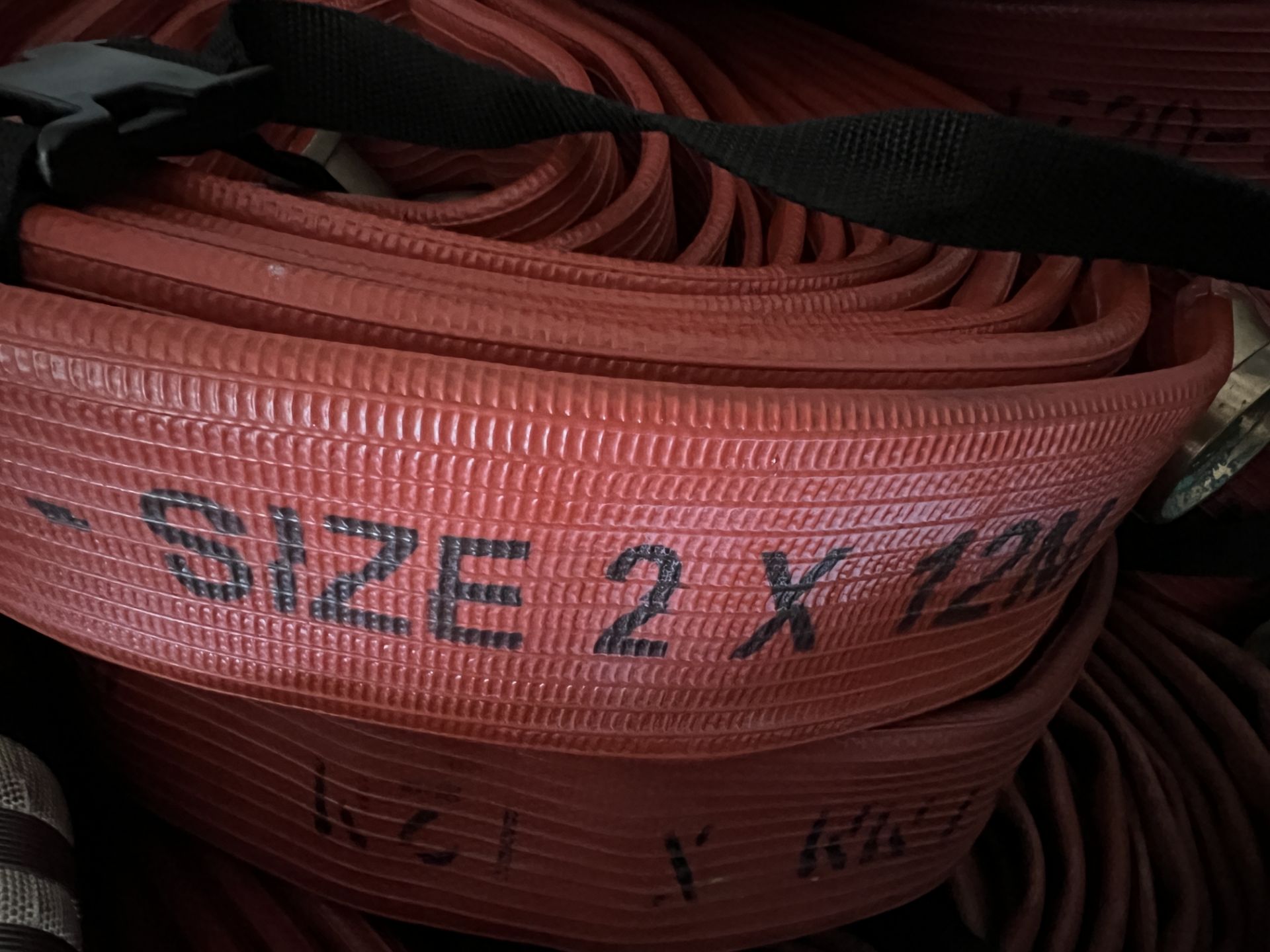 Hose: Qty 4 Angus 51Mm x 12Metres Layflat Hydrant hose with Fittings - Image 2 of 2