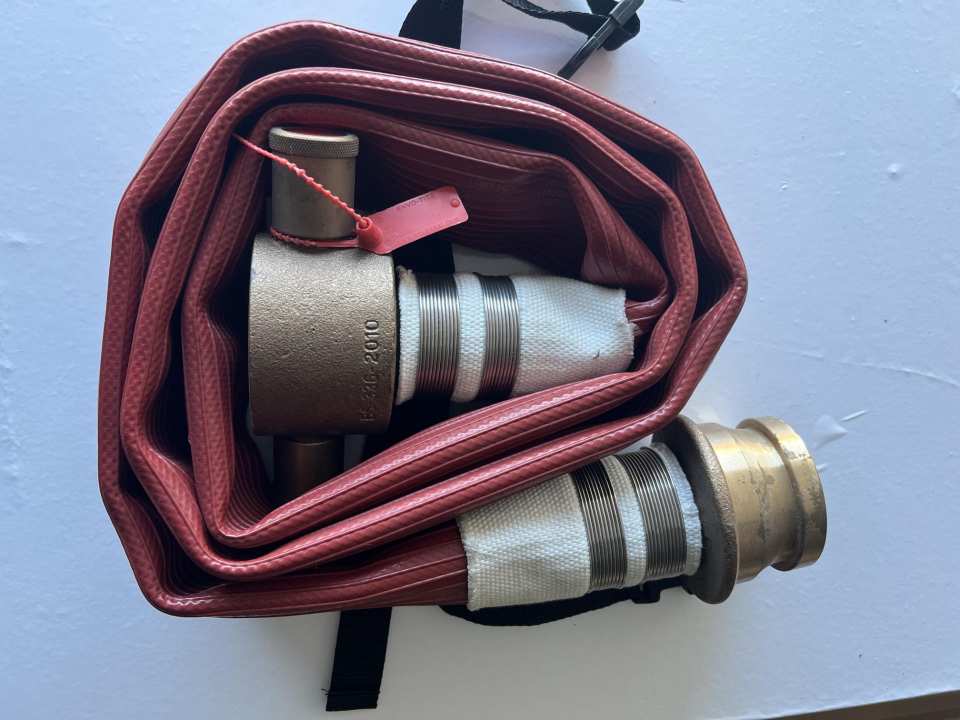 Hose:Qty 4 Angus 51Mm x 2Metres Layflat Hydrant hose with Fittings - Image 2 of 3