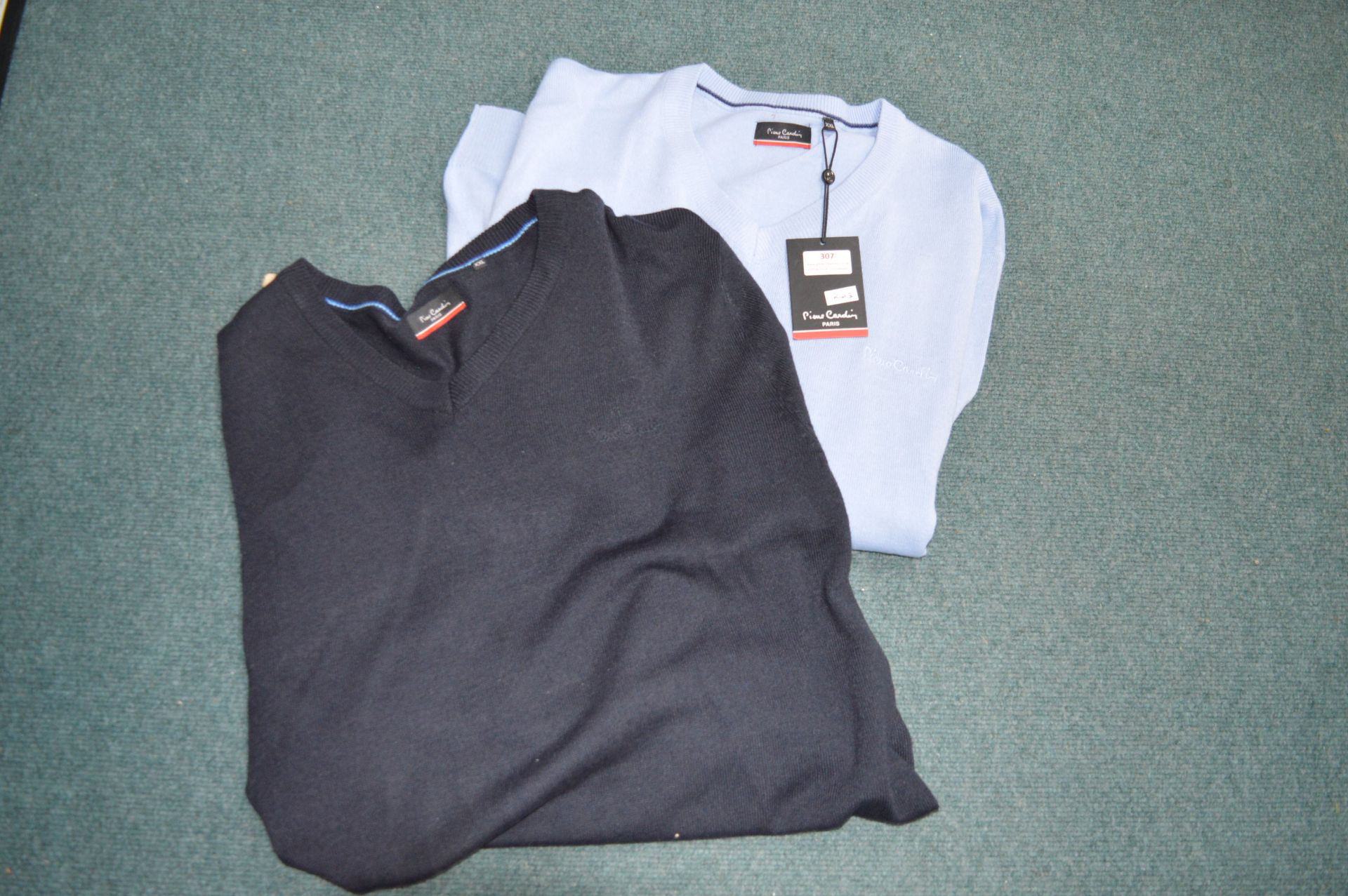 Two Pierre Cardan Gent' Pullovers Size: XXL