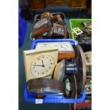 Two Boxes of Assorted 1930's and 50's Clocks