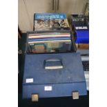 Two Record Cases Containing 12" LP Jazz Records et