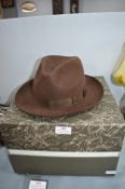 Pure Wool Trilby Hat by Christys' London (new cond