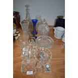 Cut Glass Bowls, Vases, etc.