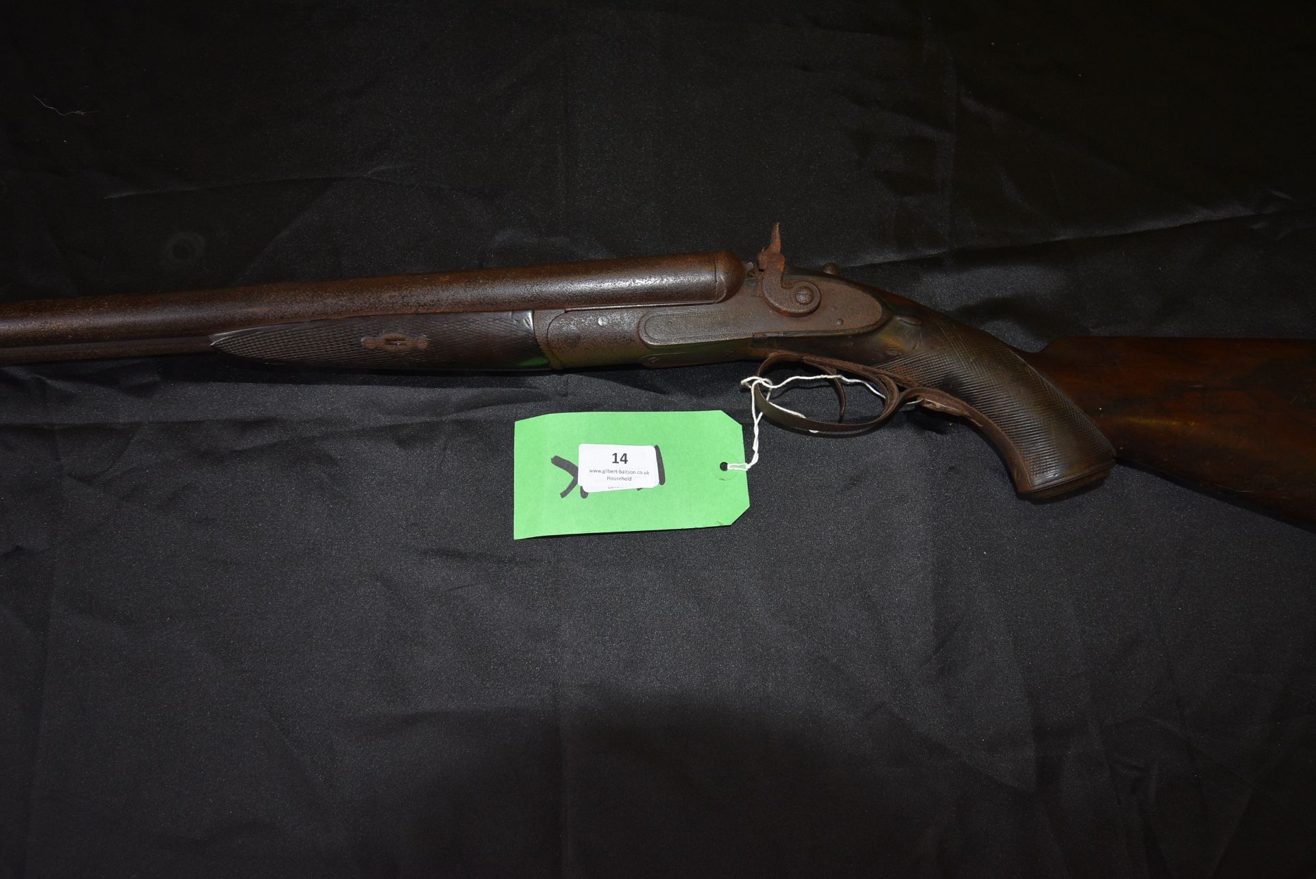 Double Barrel Hamer Action 12-Gauge Shotgun Supplied by E. Balchin of Hull (serial number unknown) - Image 3 of 4