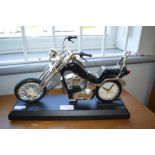 Chopper Style Motorbike Clock