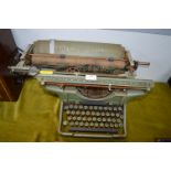 Underwood Cast Iron Typewriter