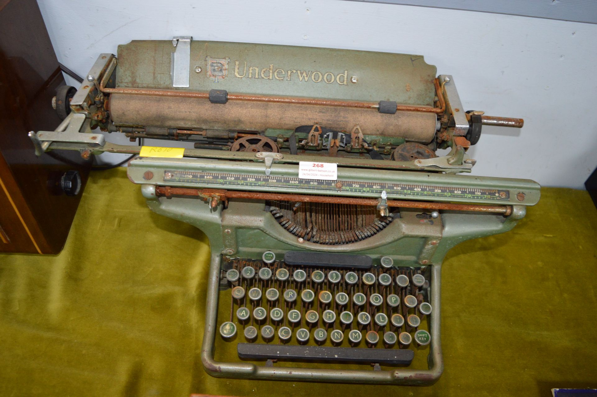 Underwood Cast Iron Typewriter