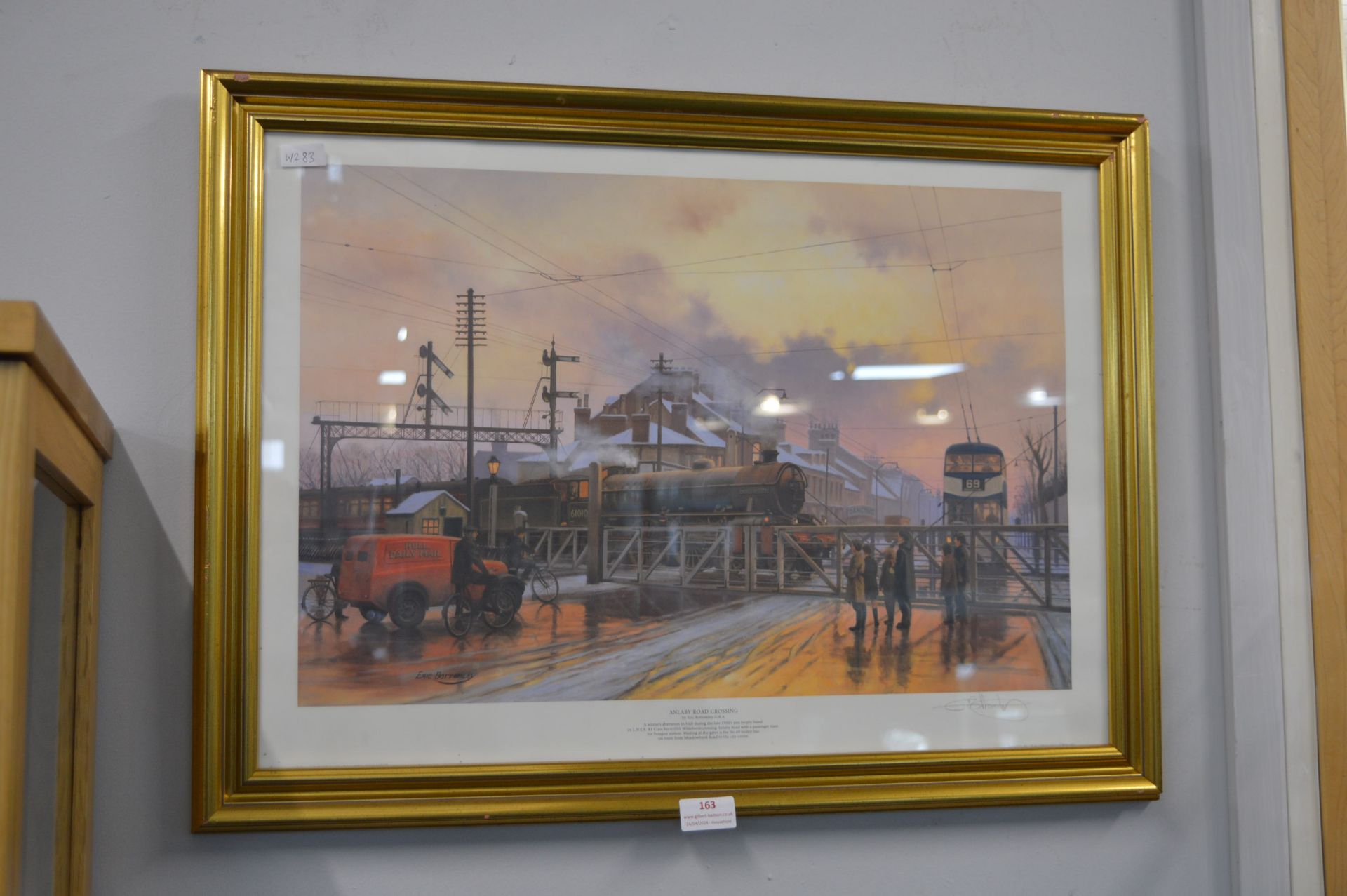 Hull Anlaby Road Crossing Print by Eric Bottomley