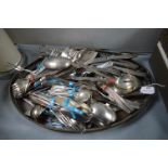EPNS Tray and Cutlery