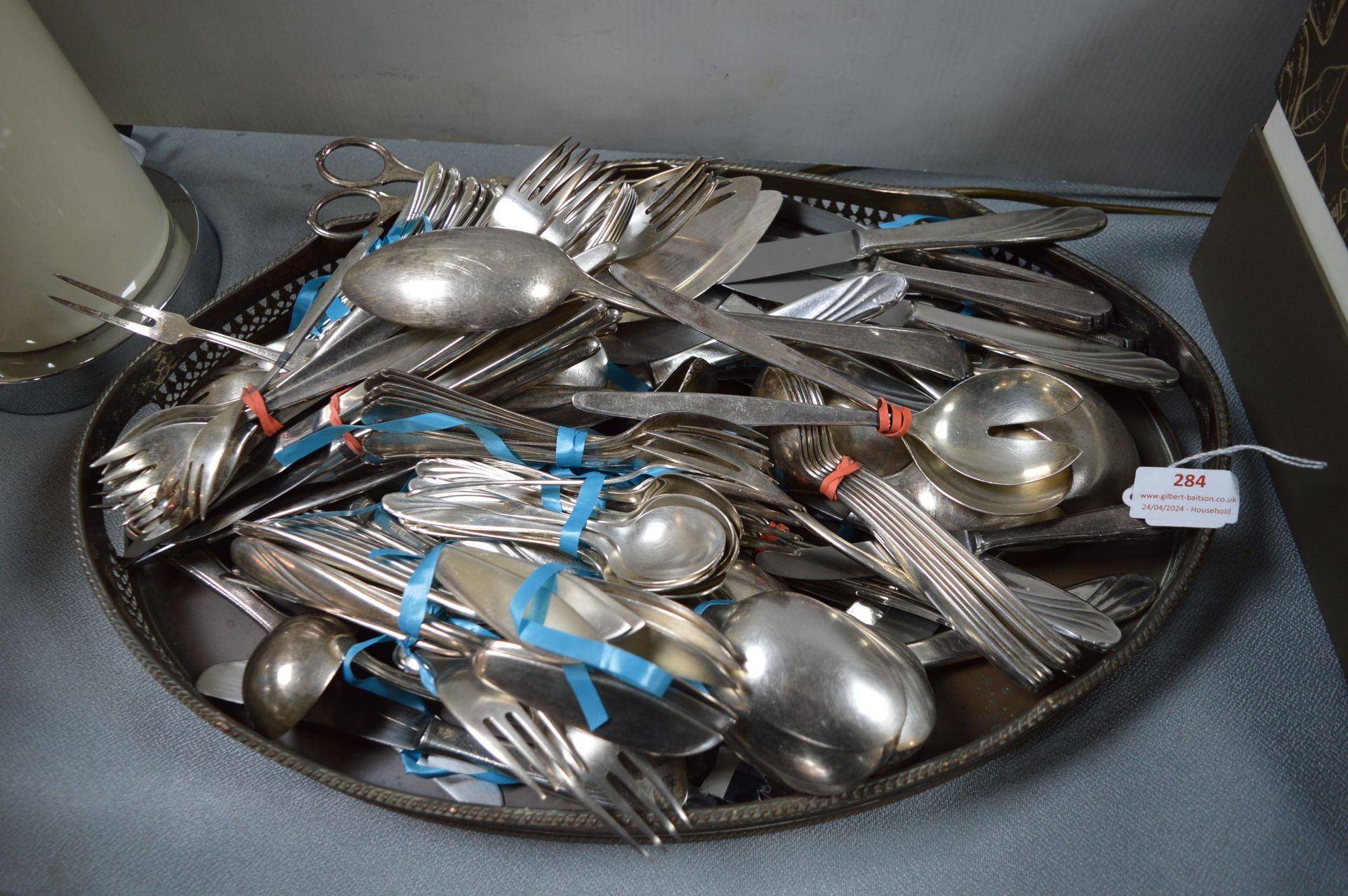 EPNS Tray and Cutlery
