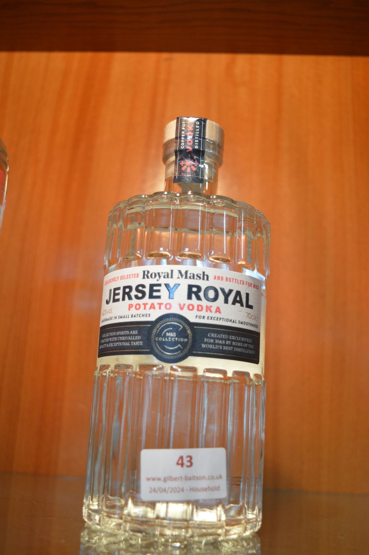 Jersey Royal Potato Vodka 70cl