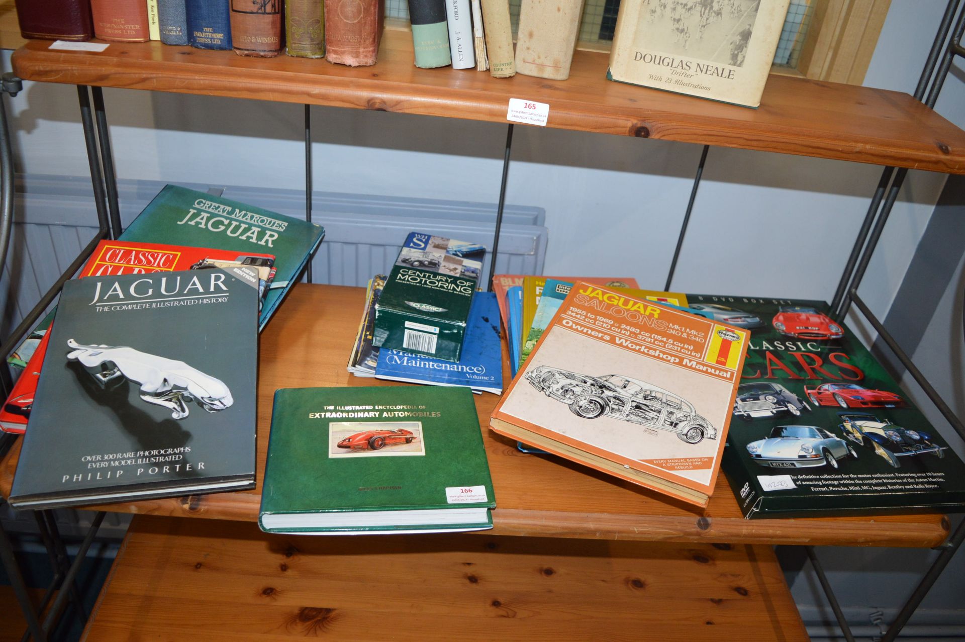 Motoring Books Including Jaguar Manual etc.