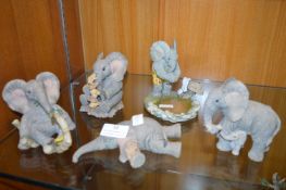 Five Tuskers Elephant Figures