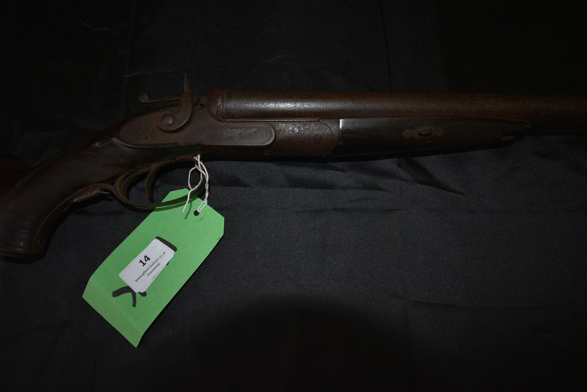 Double Barrel Hamer Action 12-Gauge Shotgun Supplied by E. Balchin of Hull (serial number unknown) - Image 2 of 4