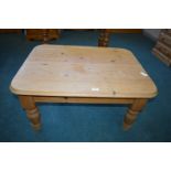 Large Solid Pine Coffee Table