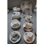Part Tea Set by Gladstone Pottery 40+pcs