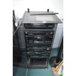 Technics Audio Audio System in Cabinet
