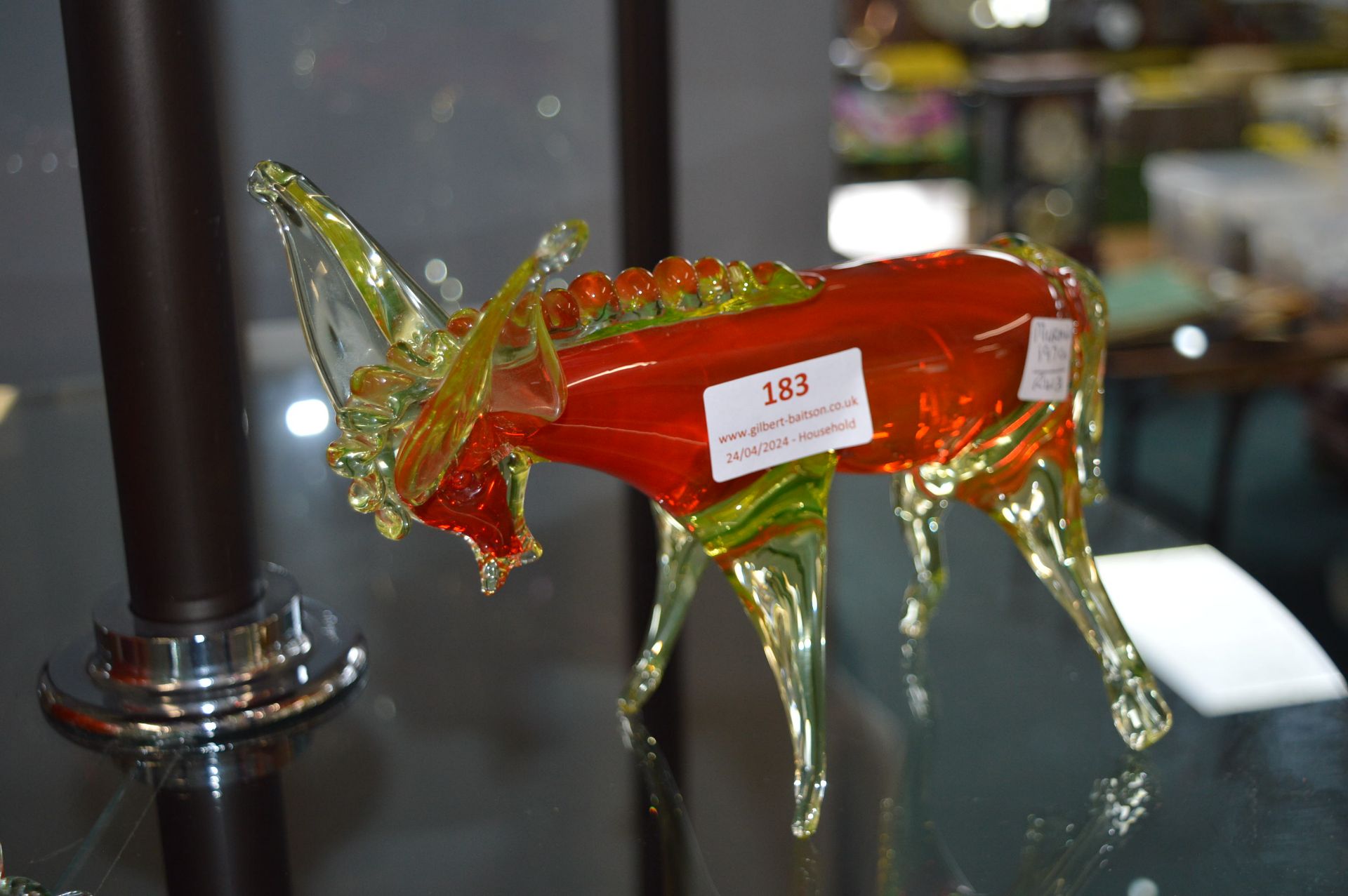 1970's Murano Glass Donkey