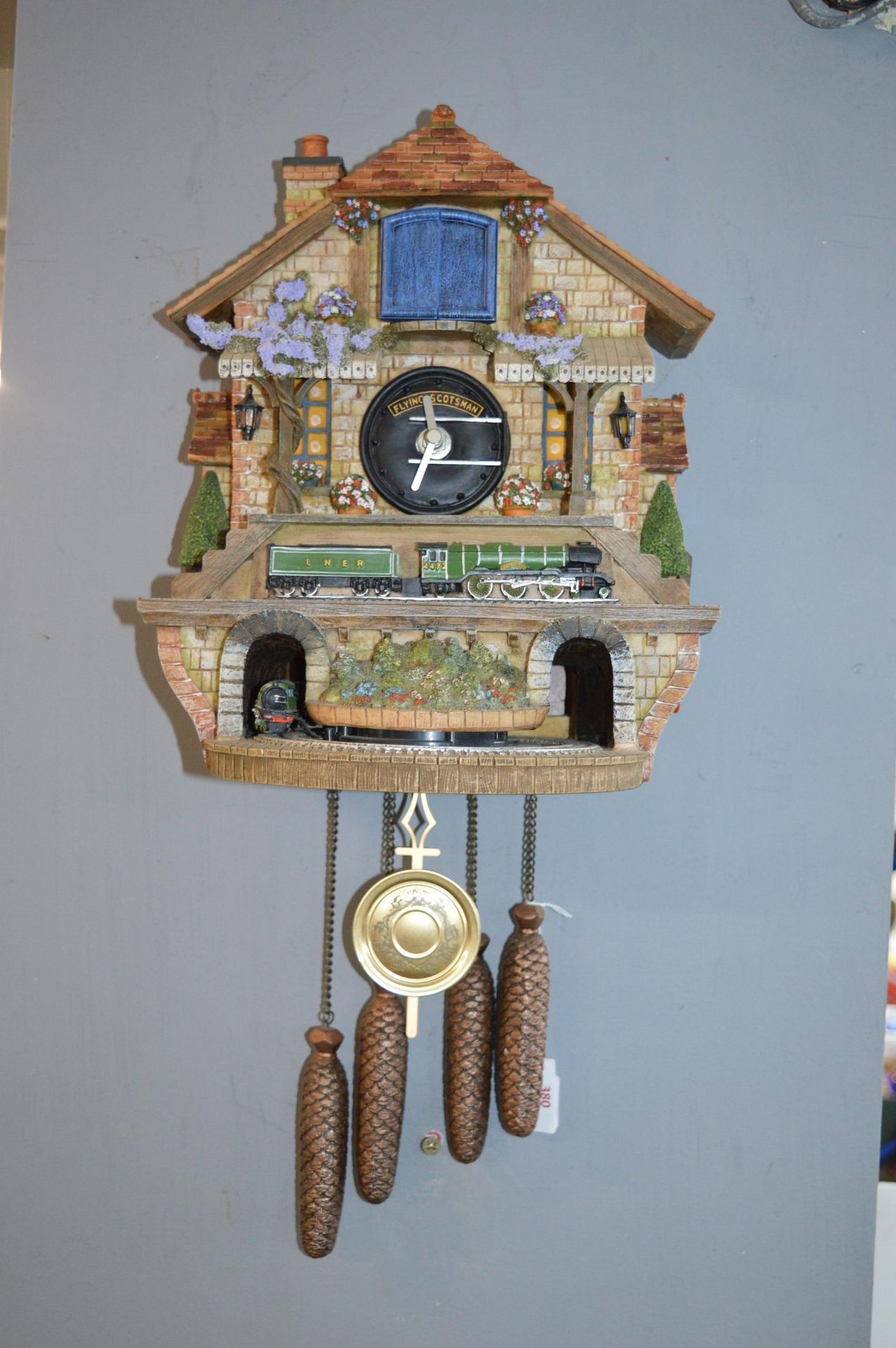 Flying Scotsman Railway Cuckoo Clock