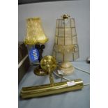 Two Table Lamps and a Picture Light