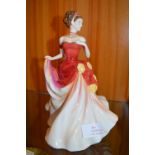 Royal Doulton Pretty Ladies Figurine - Autumn Ball