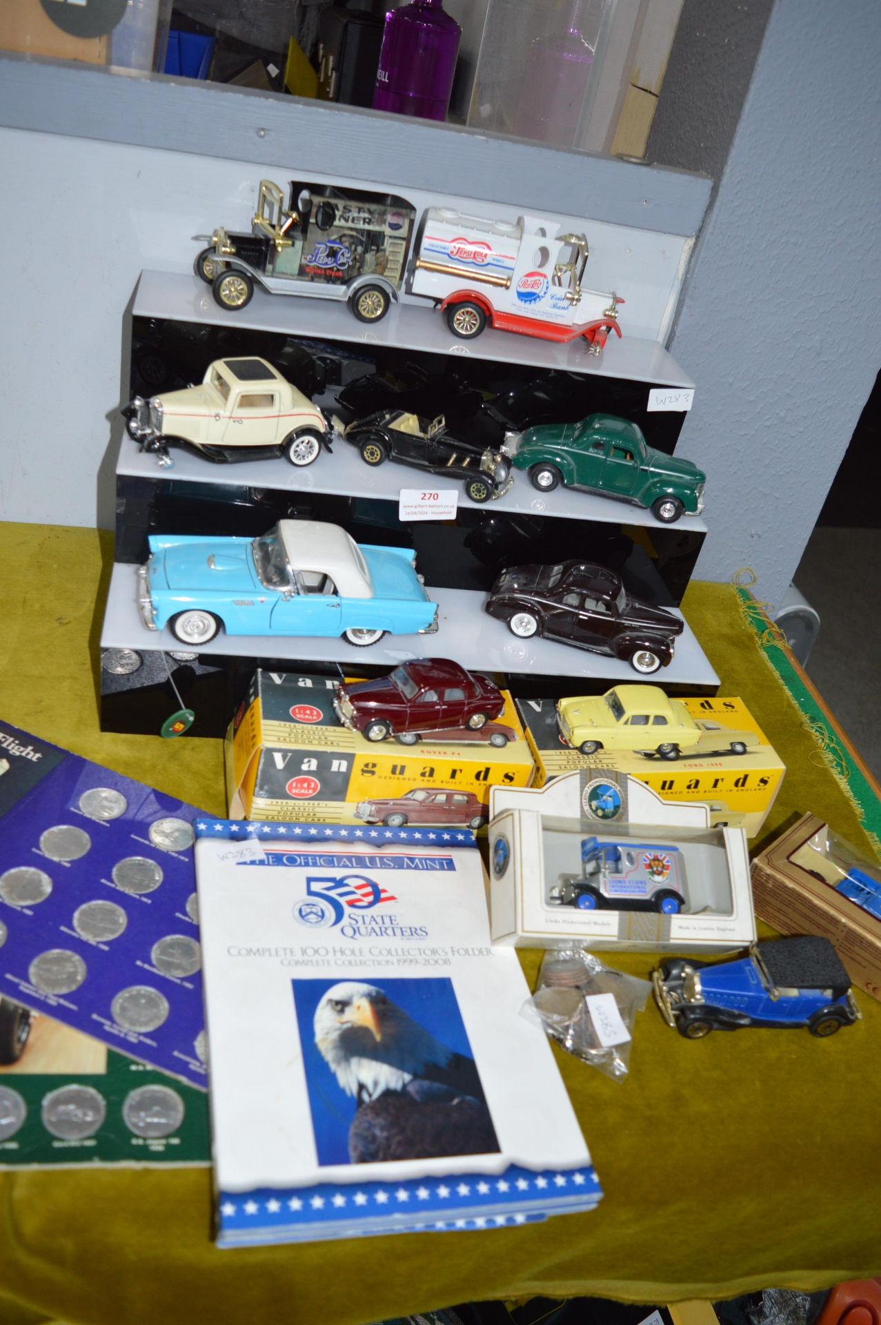 Diecast Model Cars and Collectible Coin Sets - Bild 2 aus 2