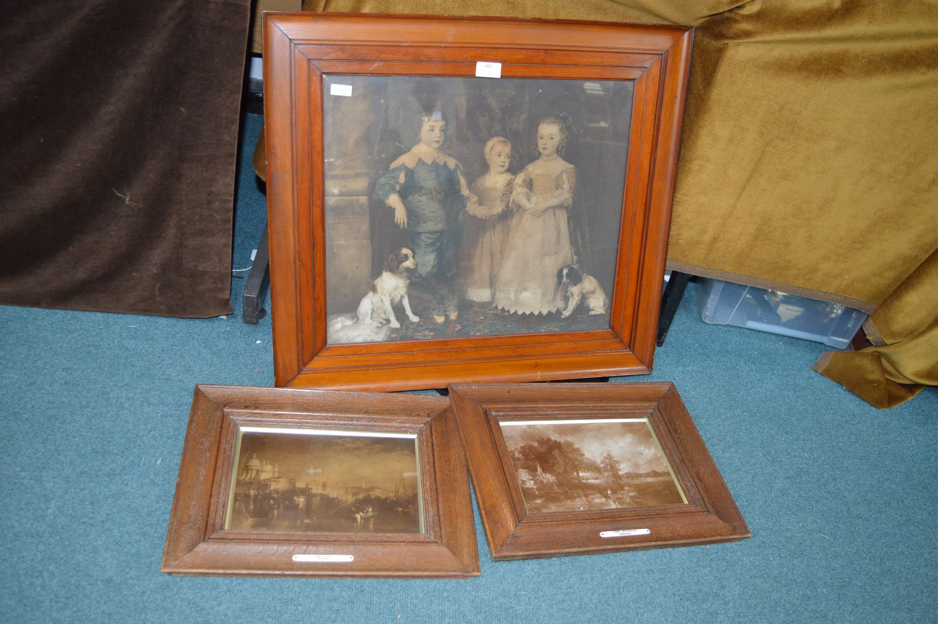 Three Vintage Framed Prints