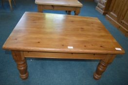 Large Solid Pine Coffee Table
