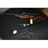 Walther Rotex RMB 177 Air Rifle with BSA Telescopic Sight and Moderator