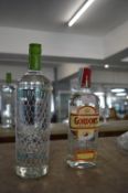 Smirnoff Lime Vodka and Gordon's London Dry Gin