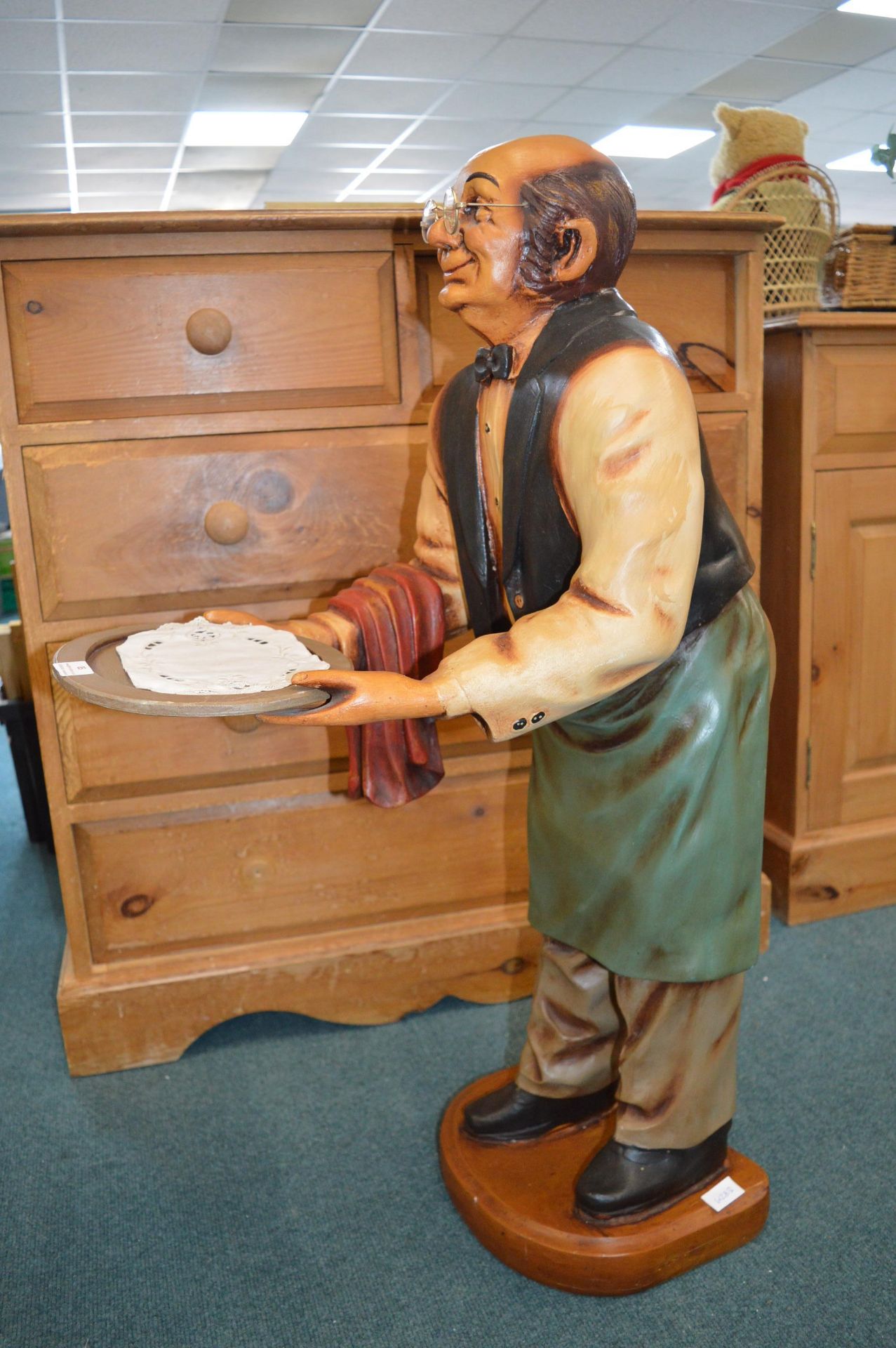 Butler with Serving Tray - Image 5 of 5