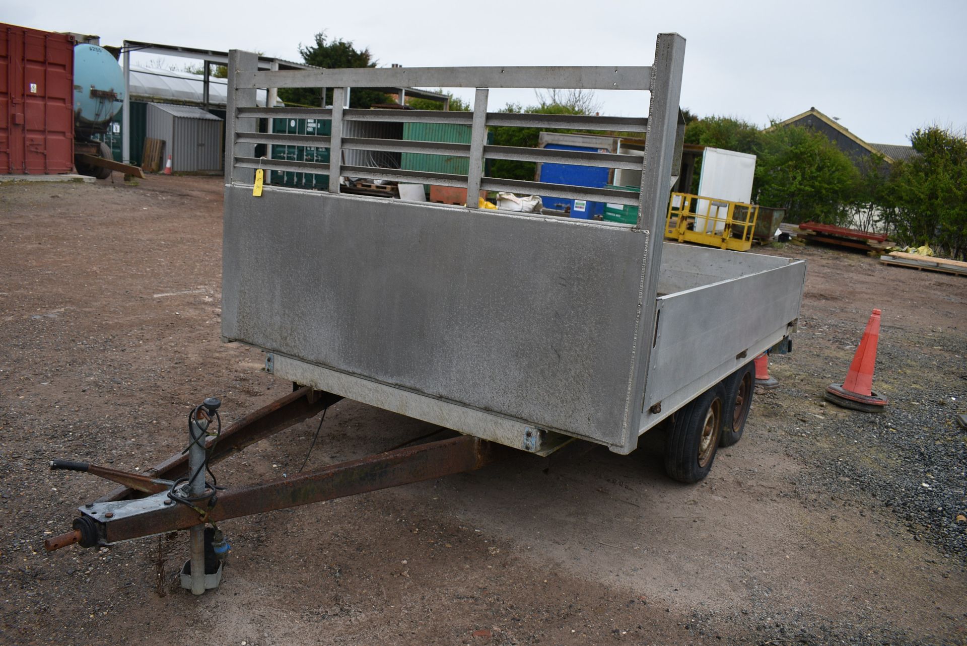 Twin Axle Trailer with Aluminium Sides and Back, - Bild 4 aus 8
