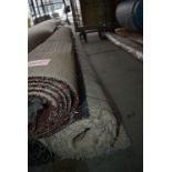 Three Assorted 4m wide Rolls of Carpet