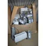 Pallet Containing a Quantity of Challenge Fans, Heaters, etc. (salvage)